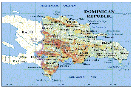 Map of Dominican Republic